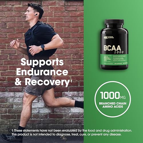 Optimum Nutrition BCAA 1000 Caps, 200 Count