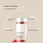 Ashwagandha Gummies 3000MG with Vitamin B6 - 60 Gummies