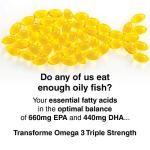 High Strength Omega 3 Fish Oil Capsules