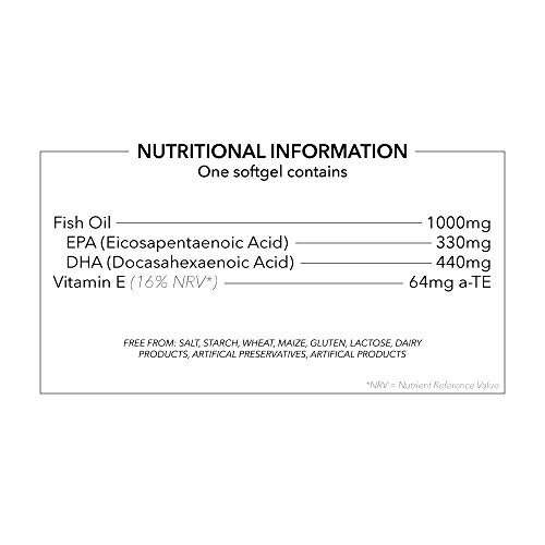 High Strength Omega 3 Fish Oil Capsules