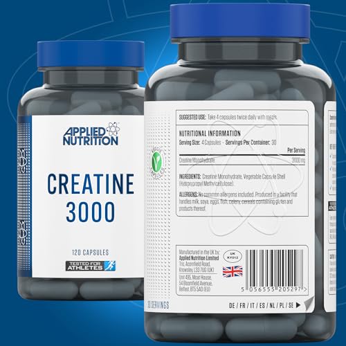 Applied Nutrition Creatine Monohydrate Capsules 3000mg