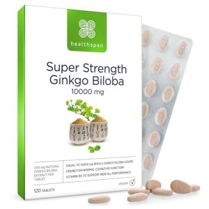 Ginkgo Biloba 10,000 mg for Cognitive Support