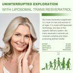 Liposomal Trans-Resveratrol 1200mg Softgels for Wellness