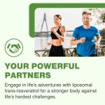 Liposomal Trans-Resveratrol 1200mg Softgels for Wellness