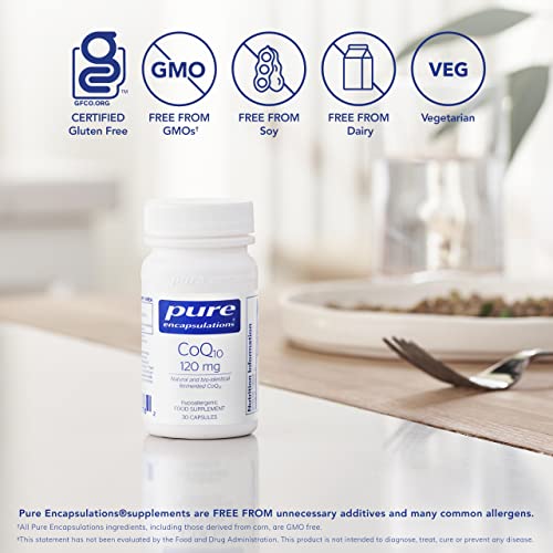 Pure Encapsulations CoQ10 120mg - 30 Veggie Capsules