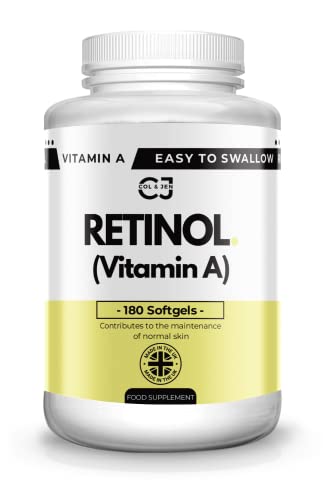 Vitamin A Retinol Softgels for Skin & Vision