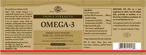 Solgar Triple Strength Omega-3 EPA & DHA 950 mg