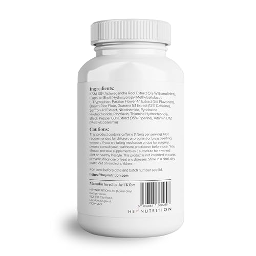 Hey Nutrition Ashwagandha Complex 9000mg Vegan Capsules