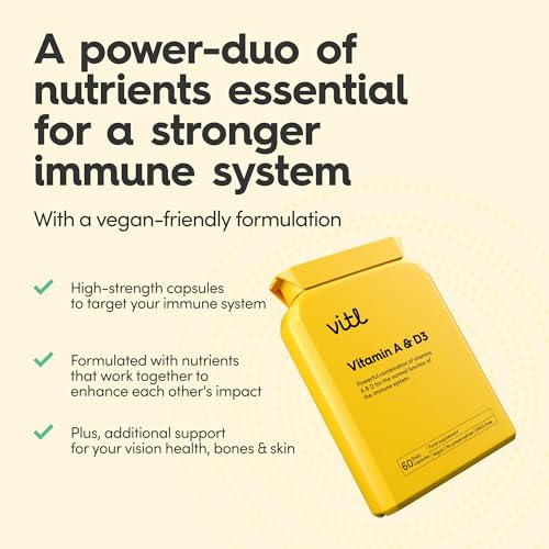 Vitl Vitamin A & D3 - 60 Easy Swallow Capsules