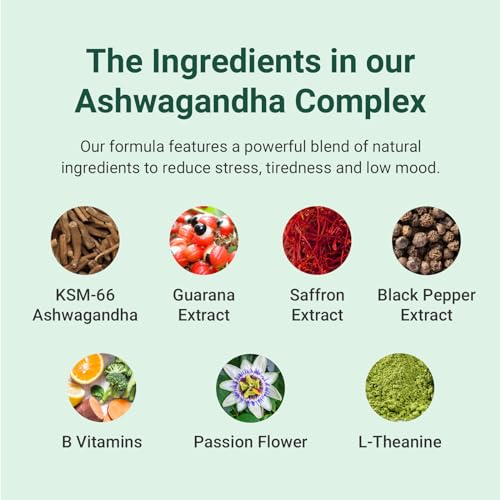 Hey Nutrition Ashwagandha Complex 9000mg Vegan Capsules