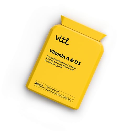 Vitl Vitamin A & D3 - 60 Easy Swallow Capsules