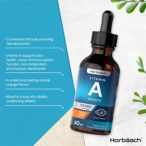 Vegan Vitamin A Drops 5333 IU | 60ml