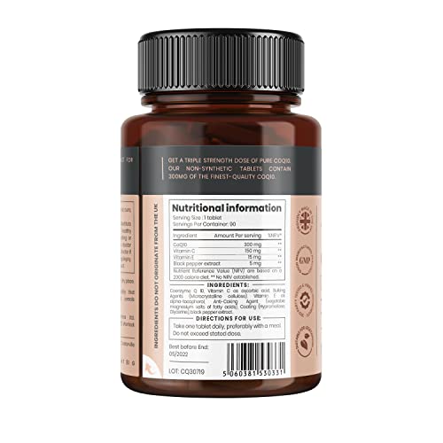 CoQ10 300mg with Vitamin C & Black Pepper
