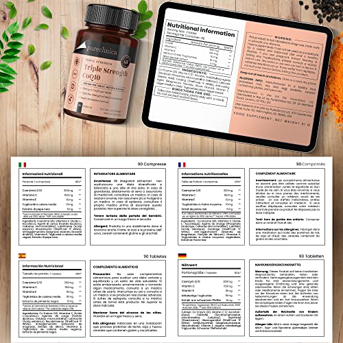 CoQ10 300mg with Vitamin C & Black Pepper