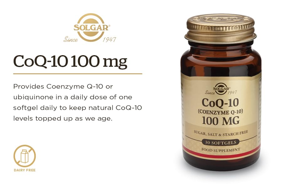 Solgar CoQ-10 100 mg Softgels - 30 Count