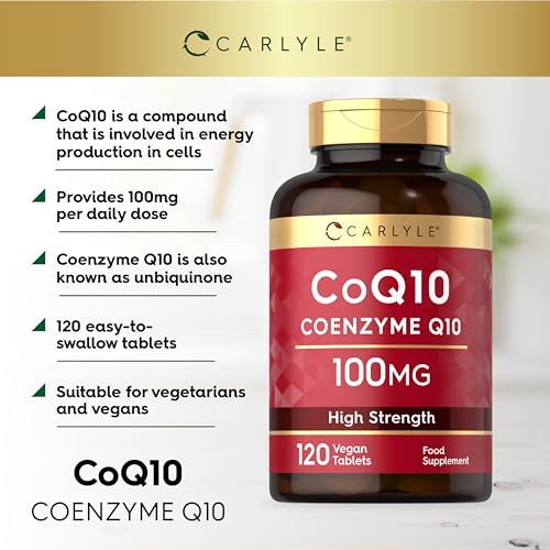 CoQ10 100mg Vegan Tablets - 120 Count