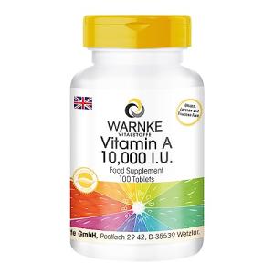 High-Dose Vegan Vitamin A 10,000 I.E. Tablets