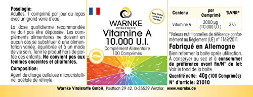 High-Dose Vegan Vitamin A 10,000 I.E. Tablets