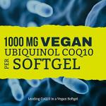 Vegan CoQ10 1000 mg Liposomal Antioxidant 60 Softgels