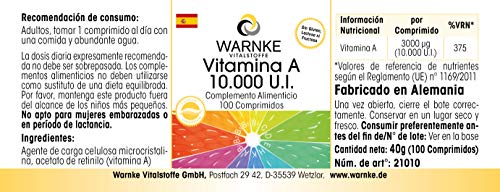 High-Dose Vegan Vitamin A 10,000 I.E. Tablets