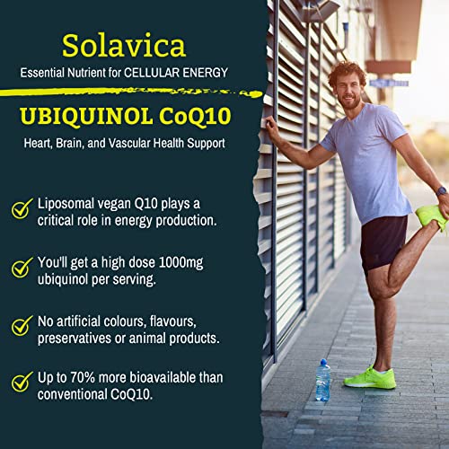 Vegan CoQ10 1000 mg Liposomal Antioxidant 60 Softgels