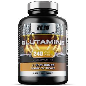 L-Glutamine 3000mg with D3 & B12 - 240 Capsules