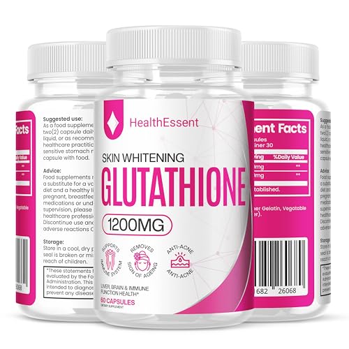 Glutathione Capsules for Skin Brightening – 1200mg