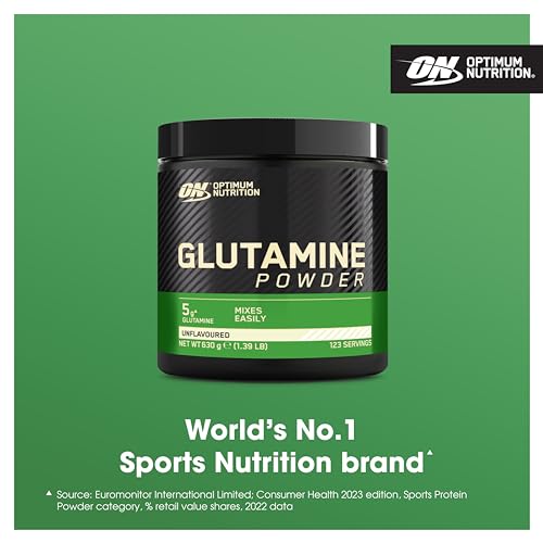 Optimum Nutrition Unflavoured Glutamine Powder, 630g