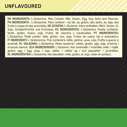 Optimum Nutrition Unflavoured Glutamine Powder, 630g