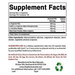 L-Arginine NO Booster Triple Strength 1300mg 120 Veg Capsules