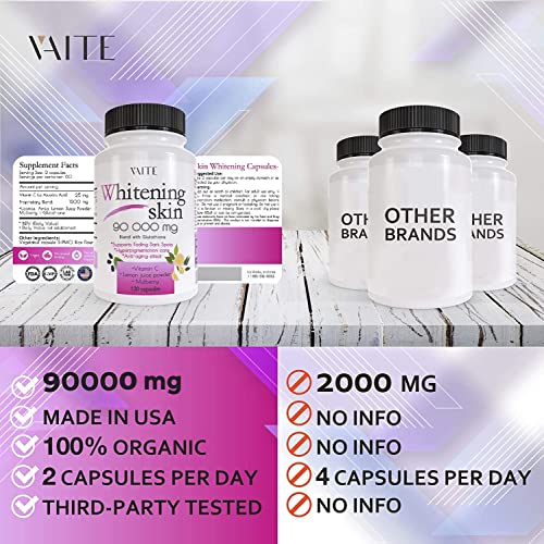 Vegan Glutathione Pills for Dark Spots Removal