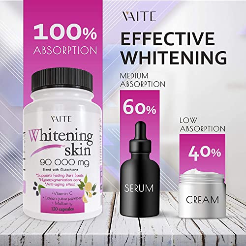 Vegan Glutathione Pills for Dark Spots Removal