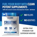 Pure Creatine Monohydrate Powder - 300g Unflavoured