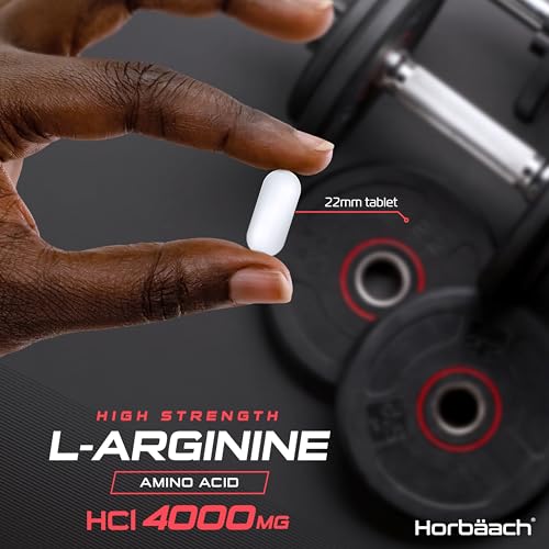 L-Arginine 4000mg Vegan Tablets for Workouts