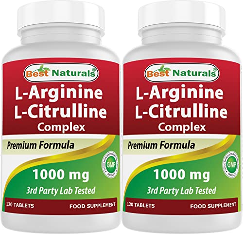 L-Arginine L-Citrulline Complex 1000 mg 240 Tablets