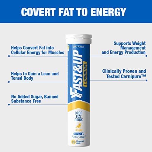 L-Carnitine 1000mg Effervescent Tablets - Lemon