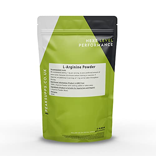 Pure L-Arginine Powder 250g - Vegan Supplement