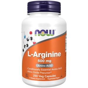 Now Foods L-Arginine 500mg Vegan Capsules