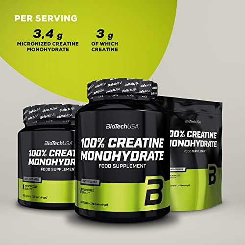 BioTechUSA 100% Micronized Vegan Creatine Monohydrate 300g