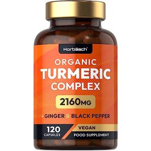 High Strength Organic Turmeric Black Pepper Capsules