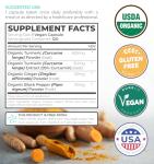 Organic Turmeric Curcumin with Black Pepper & Ginger