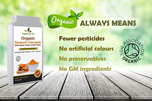 Organic Turmeric Curcumin with Ginger & Black Pepper