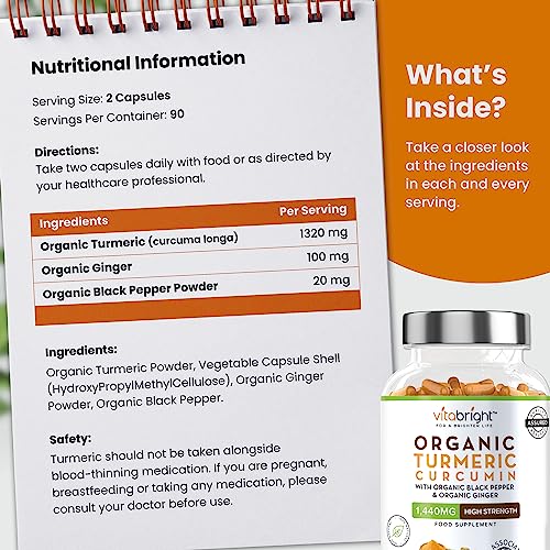 High-Potency Curcuma Capsules with Black Pepper & Ginger