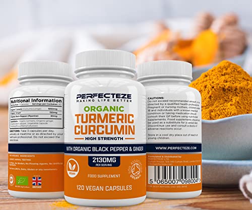 Organic Turmeric Curcumin with Black Pepper & Ginger