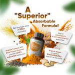 High Strength Organic Turmeric & Black Pepper Capsules