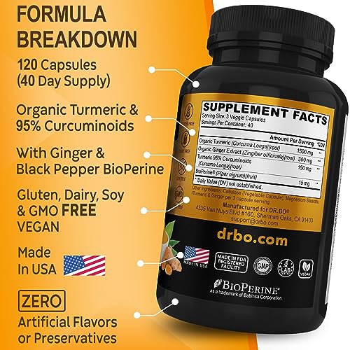 Turmeric Curcumin with Ginger & BioPerine Capsules