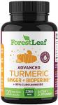 Extra Strength Organic Turmeric Supplement 120ct 2265mg