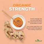 Extra Strength Organic Turmeric Supplement 120ct 2265mg