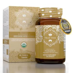 Organic Turmeric and Ginger Capsules with Black Pepper