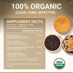 Organic Turmeric and Ginger Capsules with Black Pepper